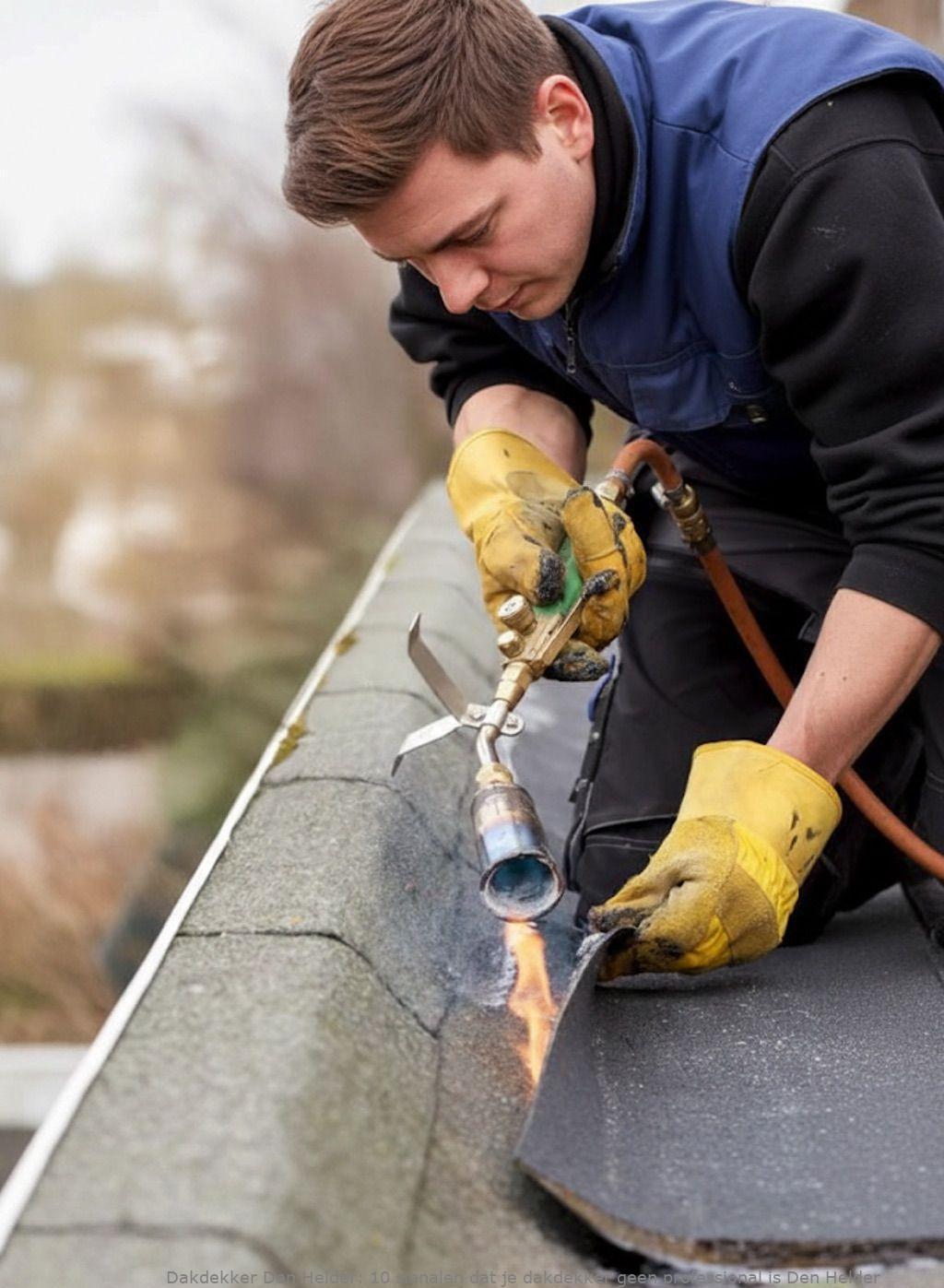 Signalen Geen Professionele Dakdekker Den Helder